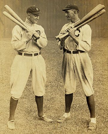 Ty Cobb and Joe Jackson