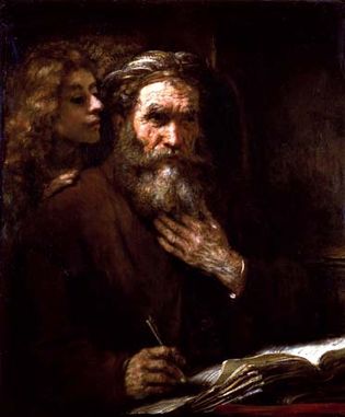 Rembrandt: Saint Matthew and the Angel