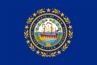 New Hampshire: flag