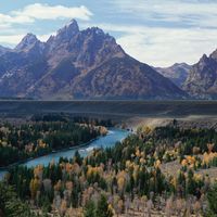 Grand Teton National Park, northwestern Wyoming.