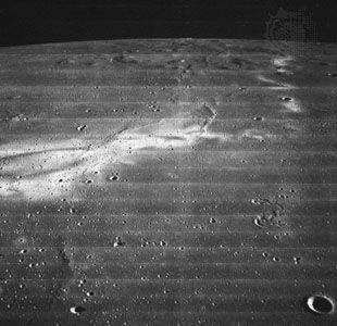 Reiner Gamma, photographed by Lunar Orbiter 2, November 1966