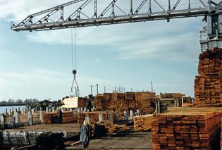 lumber mill in Vancouver