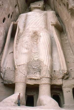 Bamiyan, Afghanistan: Buddha statue