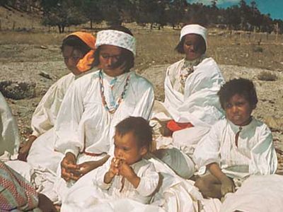 Tarahumara Indians in the Sierra Madre Occidental in Chihuahua, Mex.