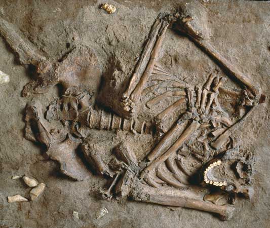 Neanderthal remains at Kebara, Israel