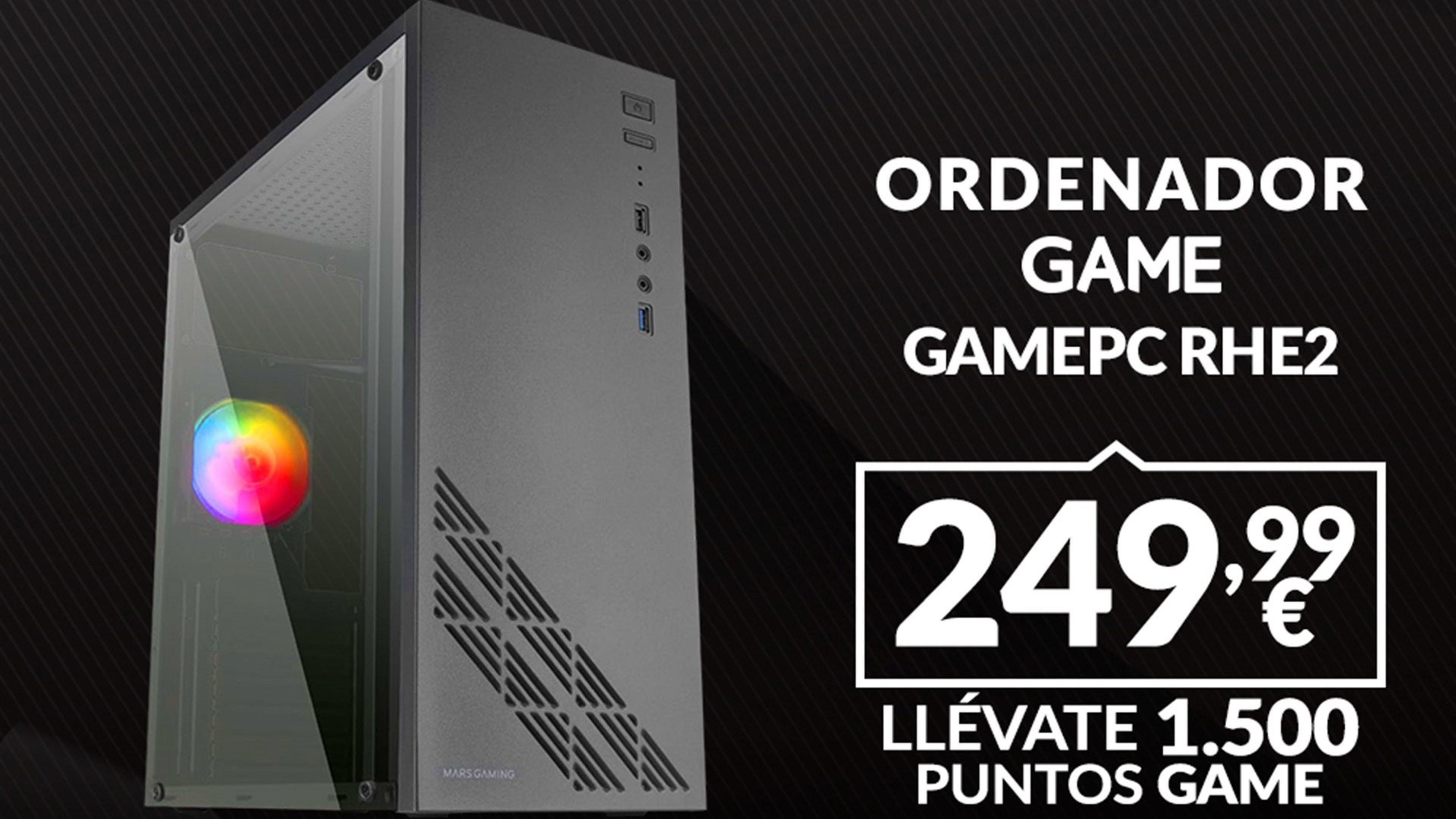 La nueva Venta Flash de GAME nos deja un PC gaming de sobremesa por menos de 250 €