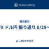 FX  ドル円 振り返り 8/29～