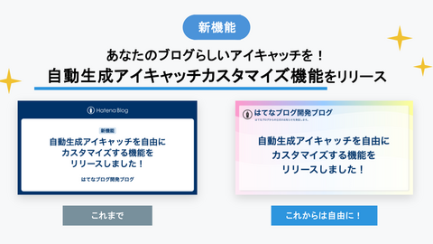 自動生成アイキャッチを自由にカスタマイズする機能をリリースしました！