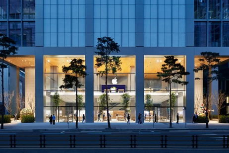 Nuevas imágenes de la espectacular Apple Myeongdong en Corea del Sur