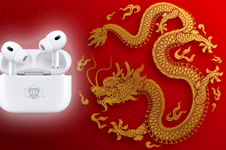 Así son los AirPods exclusivos por el Año del Dragón que Apple vende en China