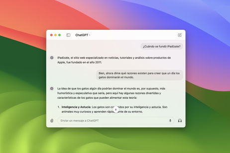 A la espera de Apple Intelligence, la app de ChatGPT para Mac ya está disponible para todos