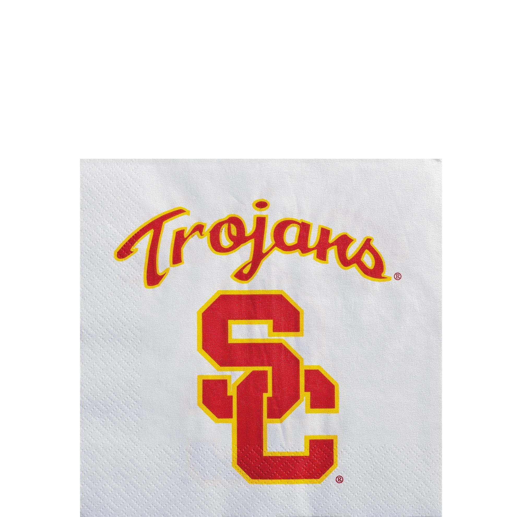 USC Trojans Beverage Napkins 24ct