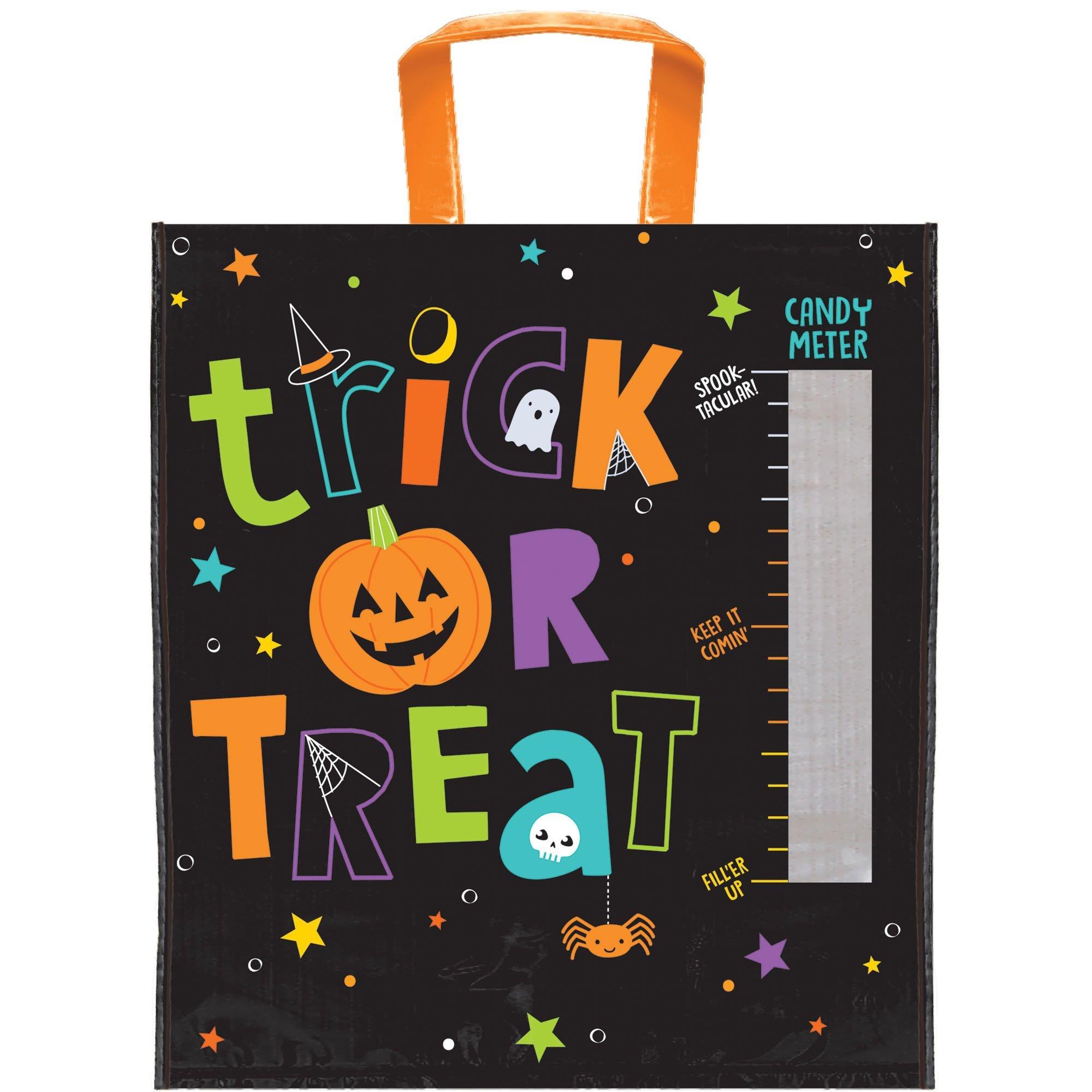 Candy Meter Plastic Trick-or-Treat Bag, 14in x 15.5in