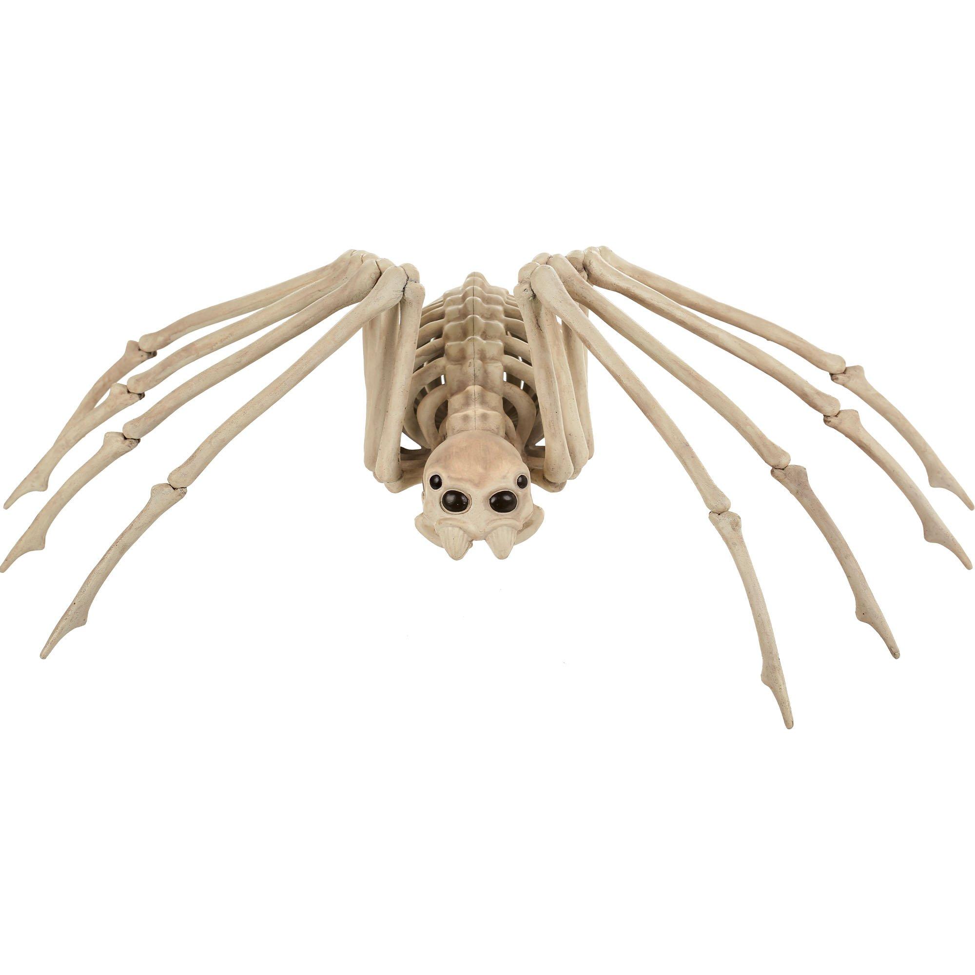 Skeleton Spider Decoration, 21in x 12in