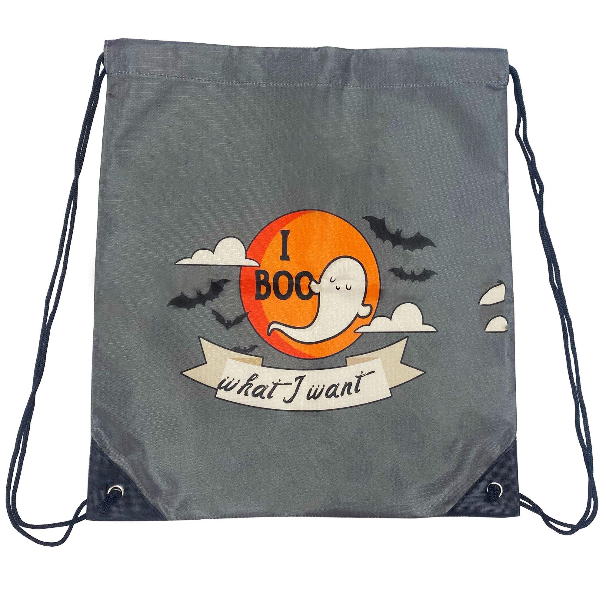 Ghost Cinch Tote Bag