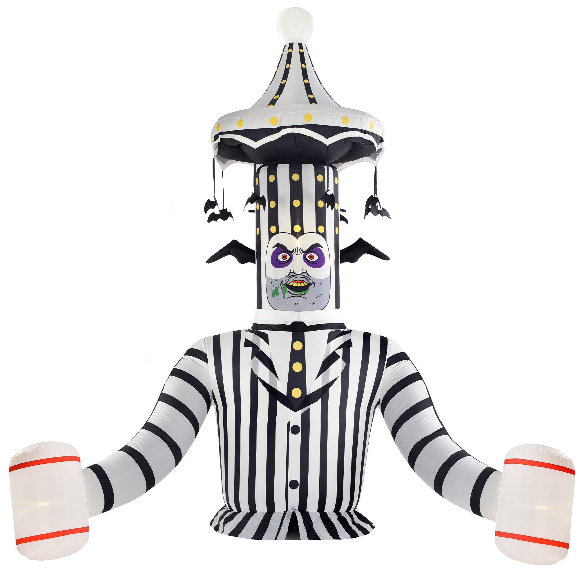 Inflatable Beetlejuice Carousel Ground Breaker, 12ft - Halloween Decoration