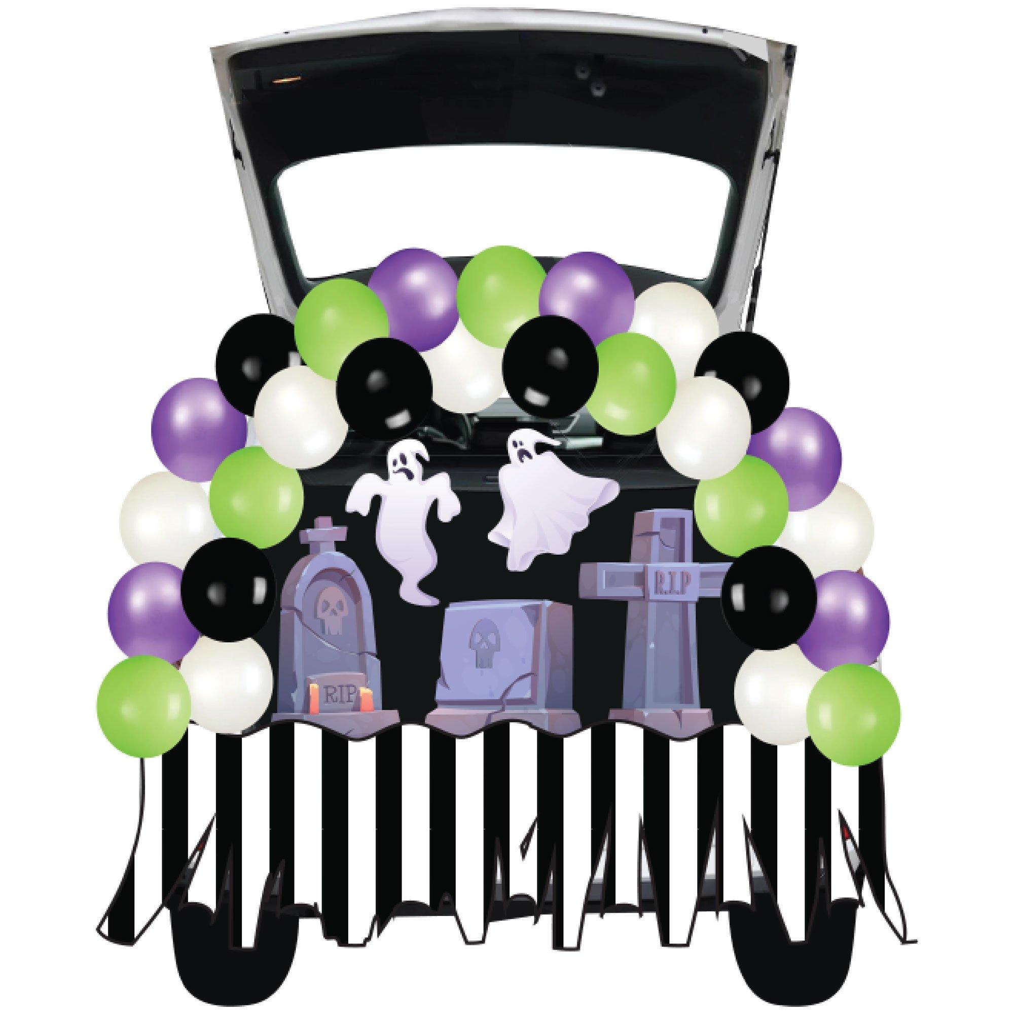 Haunted Graveyard Halloween Trunk-or-Treat Car Decorating Kit, 57pc