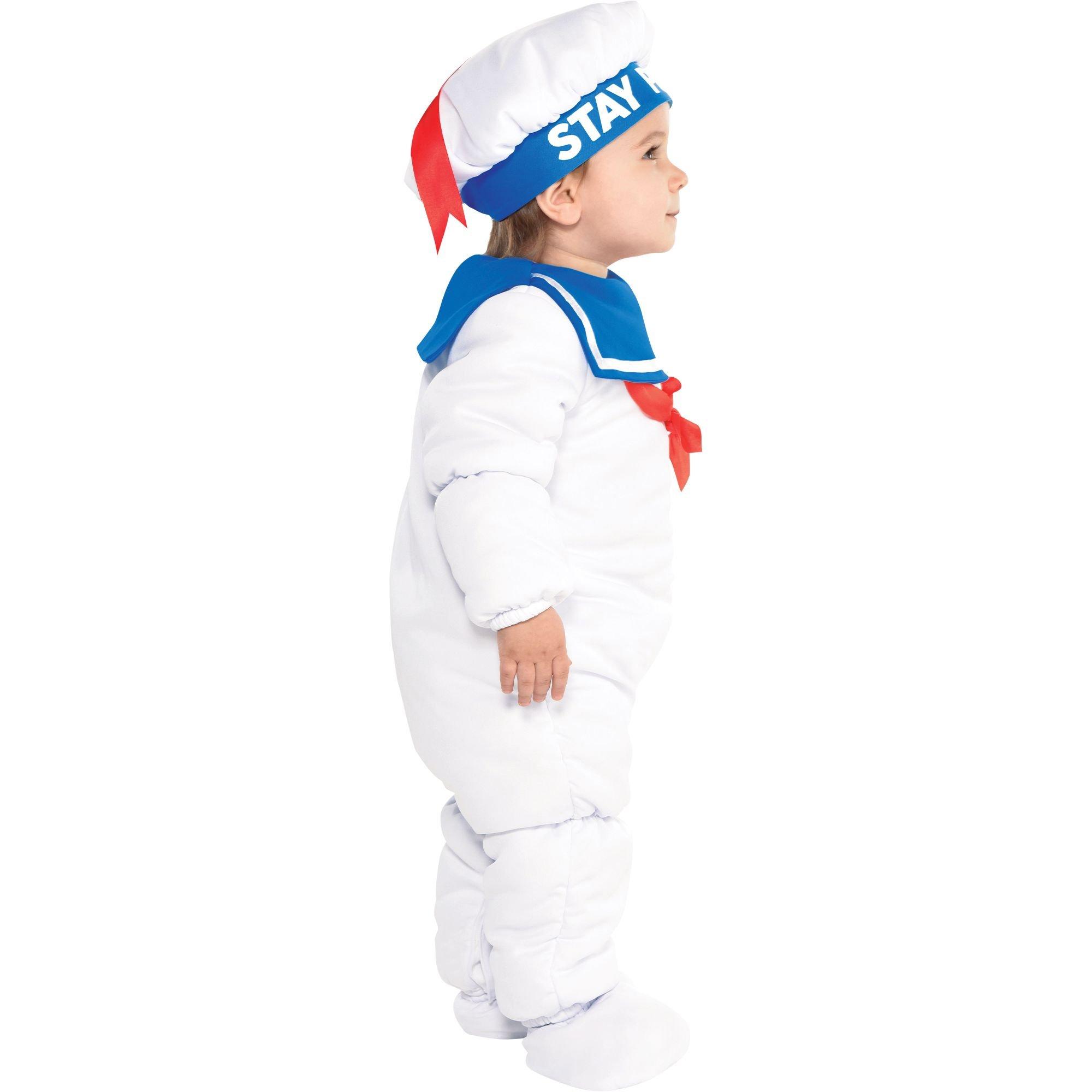 Baby Padded Stay Puft Marshmallow Man Costume - Ghostbusters