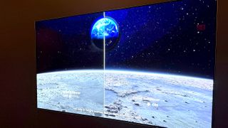 The LG OLED META 2.0 panel at CES 2024.