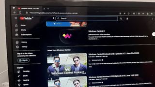 Windows Central Channel on YouTube