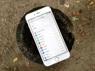 iPhone 6s storage settings