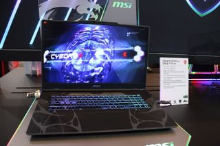 MSI Cyborg A17 at CES 2025