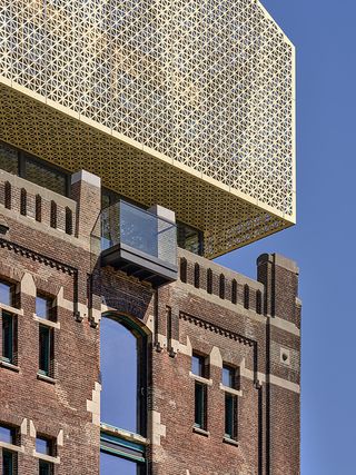 Nederlands Fotomuseum building empty still in construction rough material and utilitarian details