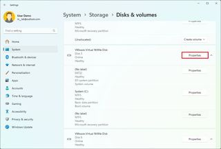 Hard drive properties