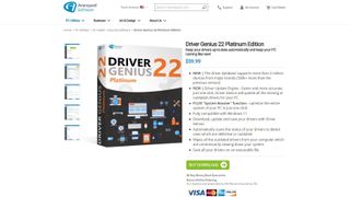 Driver Genius 22 Platinum Review Listing