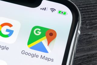 Google Maps on iPhone