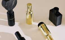 Golden and black perfume bottles