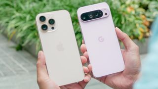 iPhone 16 Pro Max vs Pixel 9 Pro XL.