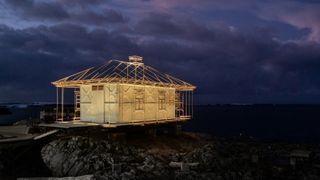 Balbek bureau art installation Antarctica research station