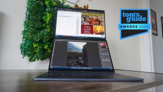 ZenBook Duo with a Tom's Guide Awards badge