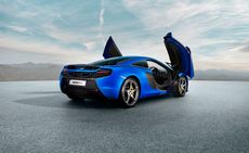 McLaren’s 650S rear view of vehicle, doors open