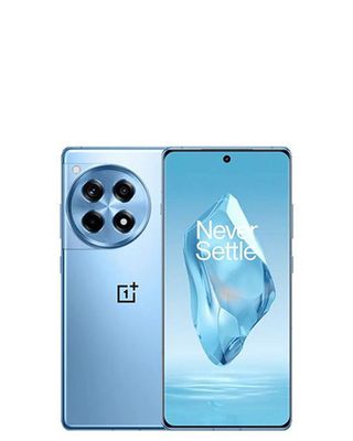 An official product render of the OnePlus 12R in its blue colorway