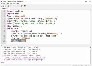 How to Overclock and Underclock a Raspberry Pi Pico