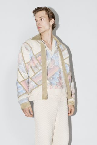 Man wearing Missoni S/S 2025 men’s collection