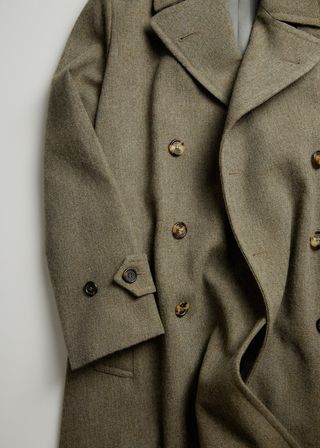 Close up of Margaret Howell coat