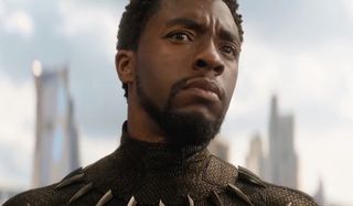 Chadwick Boseman as Black Panther in Avengers: Infinity War