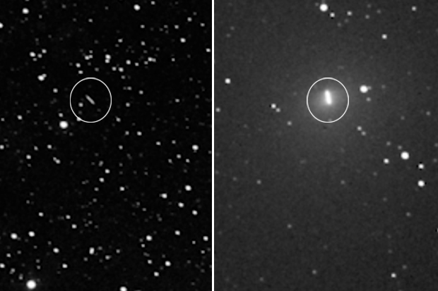 Twin Comet Flybys of March 2016: Slooh Views