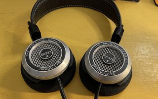 Grado SR325x on a wooden desk