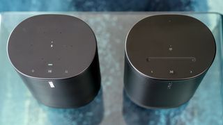 Sonos Move vs Sonos Move 2 top view.