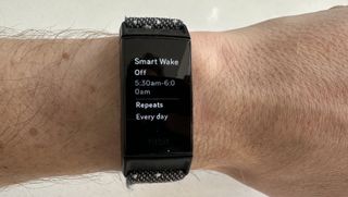 Sleep tracking on a Fitbit Charge 4