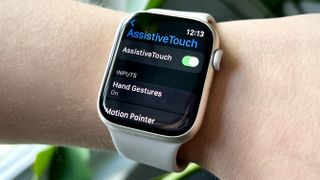 Apple Watch 7 assistivetouch settings menu