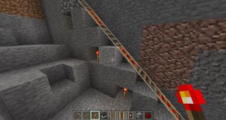 Redstone torches beneath the block