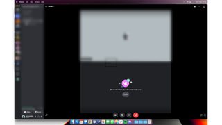 Discord call screen in macOS