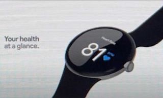 a leaked image of the Google Pixel Watch