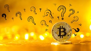 Bitcoin question marks
