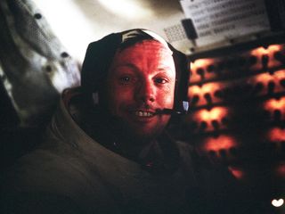 Neil Armstrong photo after his historic moonwalk